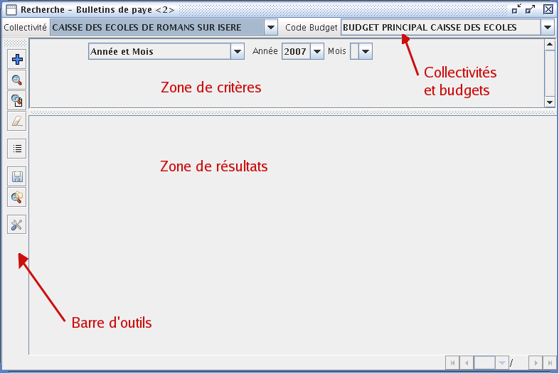 fenetre recherche
