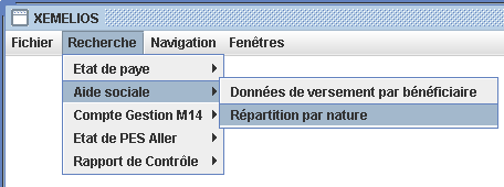 Recherche Repartition par Nature